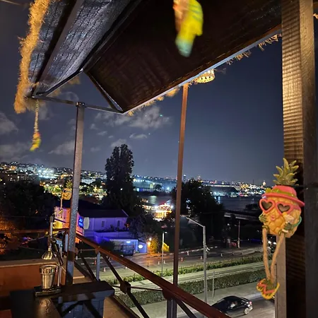 度假居 Waterfront By The Tram - Private Terrace With Dome & Golden Horn View In Fatih 伊斯坦布尔